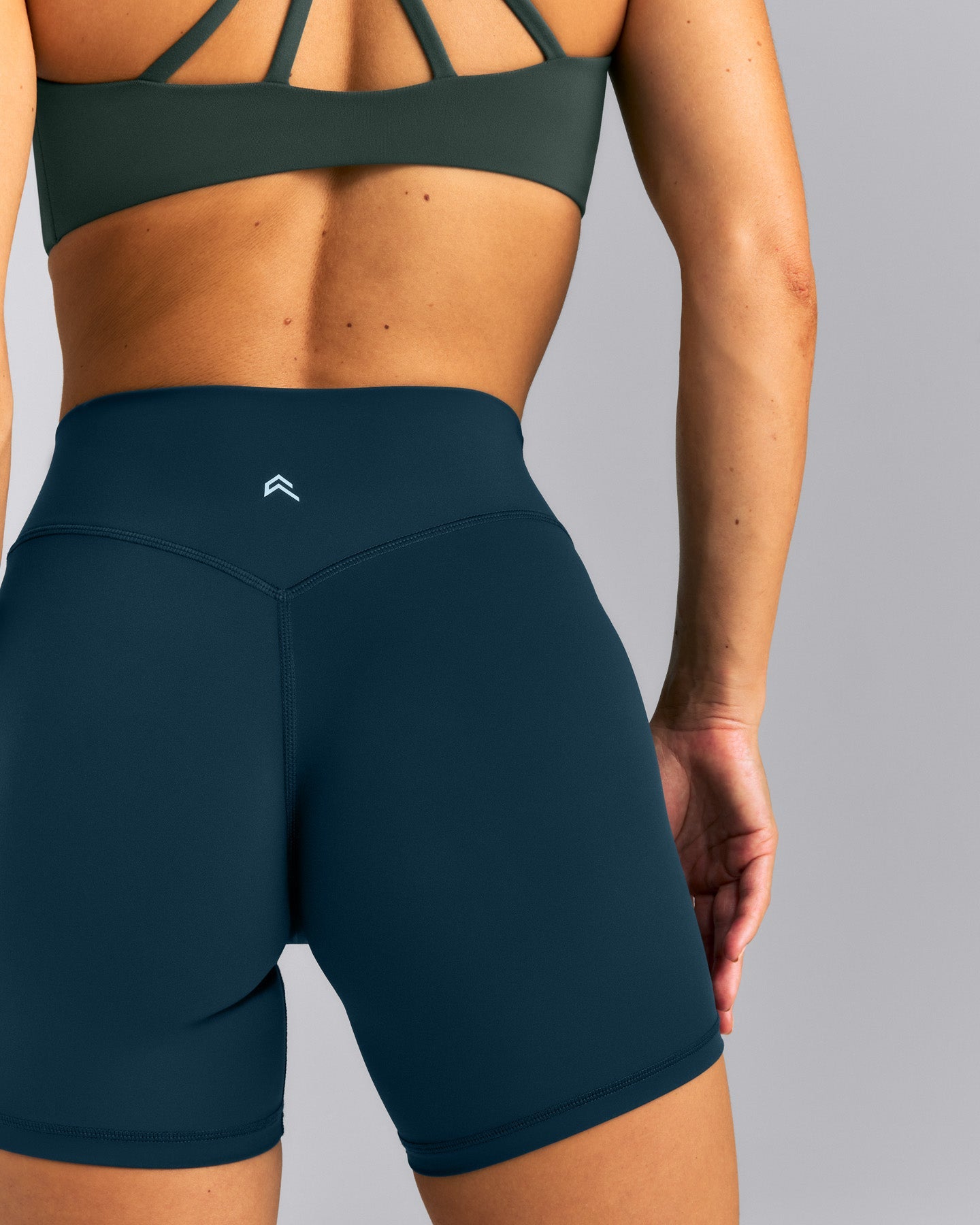 UnifiedMove™ High Waist Shorts 6" New Branding | Oil Blue