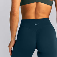 UnifiedMove™ V Front Mid Rise Leggings New Branding | Oil Blue