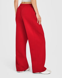 Foundations Straight Leg Joggers | Toasted Red