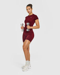 Go To Seamless Fitted Top | Rosewood