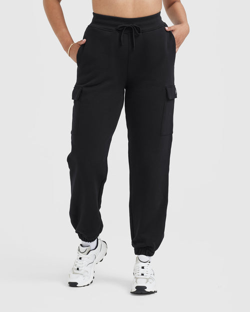 Oner Modal All Day Lightweight Cargo Joggers | Black
