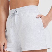 All Day Lightweight Shorts | Light Grey Marl