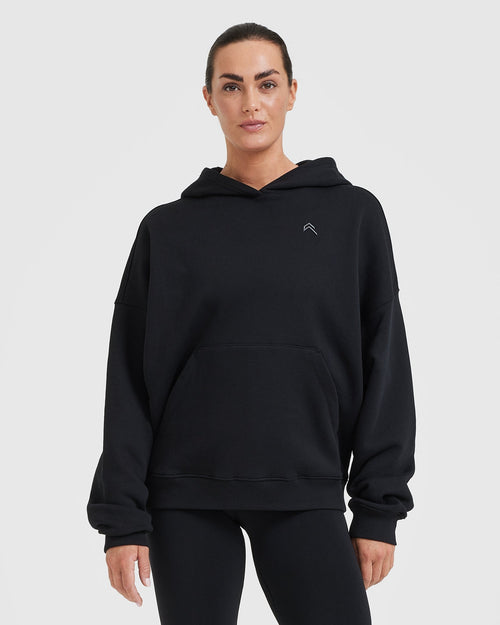 Oner Modal All Day Oversized Hoodie | Black