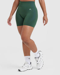 Classic Seamless 2.0 Mid Shorts | Evergreen Marl