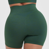 Classic Seamless 2.0 Mid Shorts | Evergreen Marl