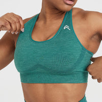 Classic Seamless 2.0 Bralette | Mineral Green Marl