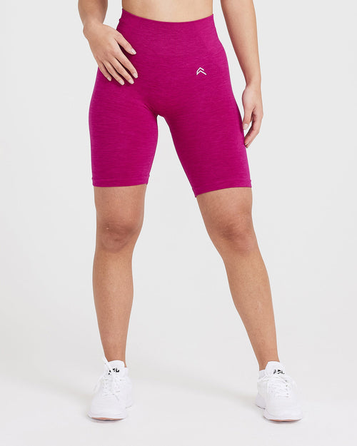 Oner Modal Classic Seamless 2.0 Cycling Shorts | Fuchsia Marl