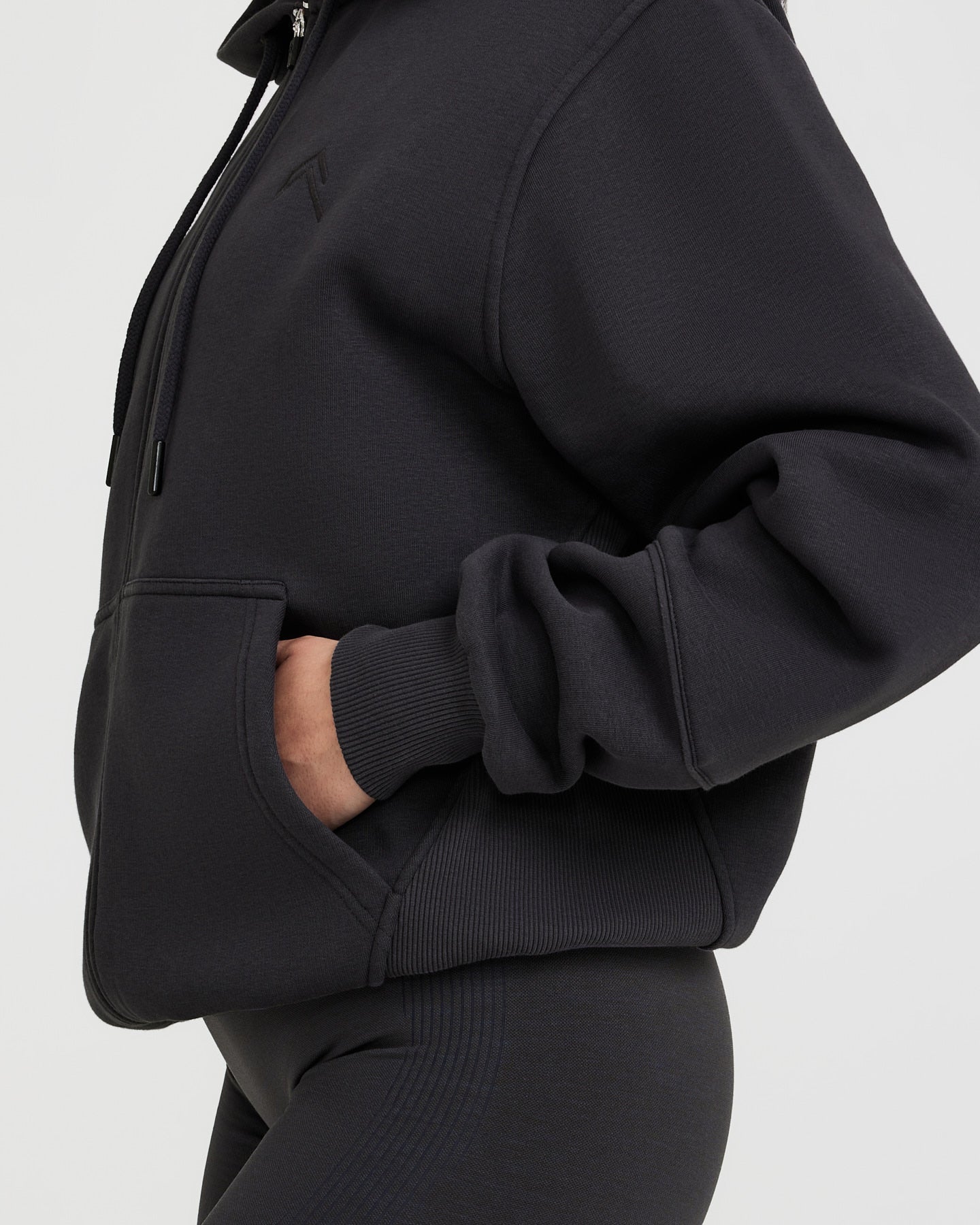 Grauer oversized hoodie Clearance