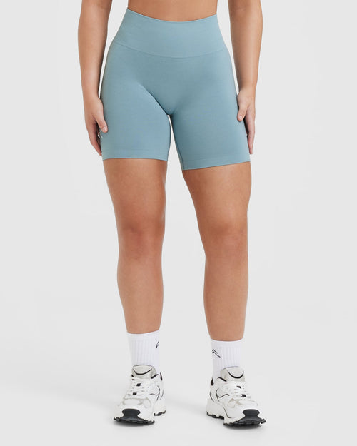 Oner Modal Effortless Seamless Shorts | Steel Blue