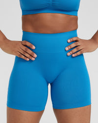 Effortless Seamless Shorts | Tropical Blue