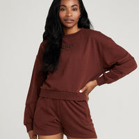 Classic Lounge Crew Neck | Deep Cocoa