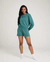 Classic Lounge Crew Neck | Mineral Green