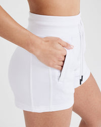 Classic Lounge Lightweight Shorts | White