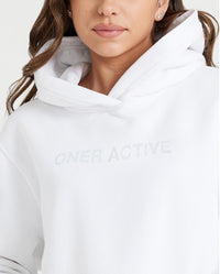 Classic Lounge Oversized Hoodie | White