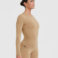Mellow™ Soft Long Sleeve Top | Dune Brown
