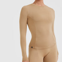 Mellow™ Soft Long Sleeve Top | Dune Brown