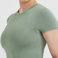 Mellow™ Soft Mid Short Sleeve T-Shirt | Sage