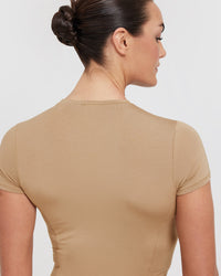 Mellow Soft Short Sleeve T-Shirt | Dune Brown