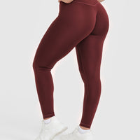 Timeless High Waisted Leggings | Mulled Wine