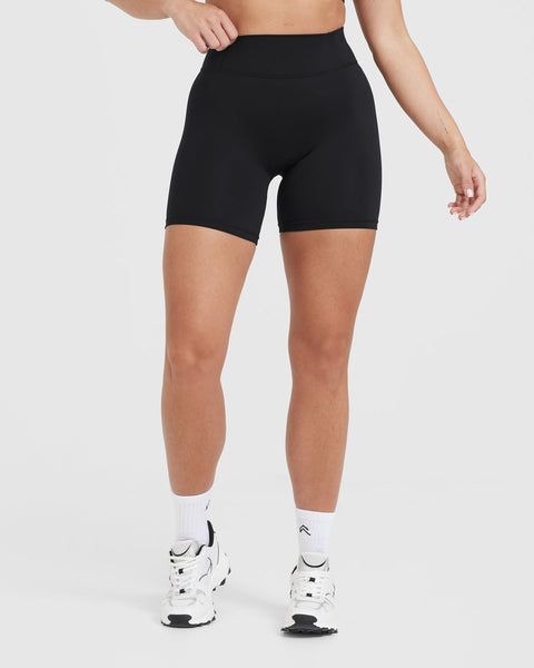 Schwarze Shorts Damen High Waist Oner Active