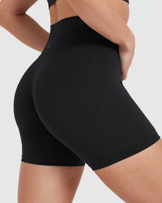 Black high waisted bike shorts deals
