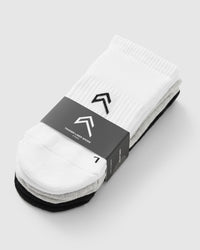 Trainer Liner Socks 3 Pack | Grey/White/Black