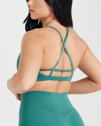Timeless Strappy Bralette | Mineral Green