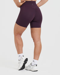 Unified High Waisted Shorts 6" | Blackberry Purple