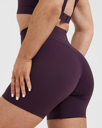 Unified High Waisted Shorts 6" | Blackberry Purple