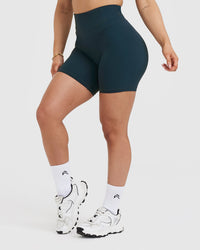 Unified High Waisted Shorts 6" | Oil Blue