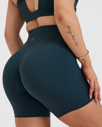 Unified High Waisted Shorts 6" | Oil Blue