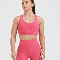 Unified Layered Sports Bra | Velvet Pink