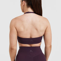 Unified Twist Sports Bra | Blackberry Purple