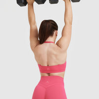 Unified Twist Sports Bra | Velvet Pink