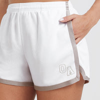 Varsity Shorts | White